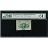 Image 1 : 10 Cents First Issue Fractional Note PMG 61