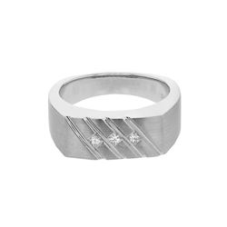 14KT White Gold Diamond Ring