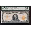 Image 1 : 1922 $10 Gold Certificate PMG 35
