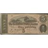 Image 1 : 1864 $5 Confederate States of America Note
