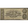 Image 1 : 1863 $10 Confederate States of America Note