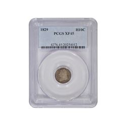 1829 Bust Half Dime PCGS XF45