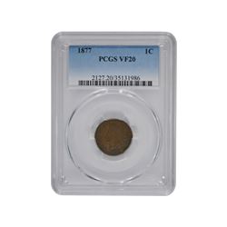 1877 Indian Cent PCGS VF20