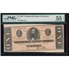 Image 1 : 1864 $1 Confederate States of America Note PMG 55EPQ