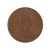 Image 1 : 1804 Draped Bust Crosslet 4 Stemless Half Cent Coin