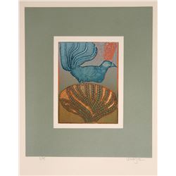 Arun Bose, Songs of Veda Suite: Spirit of Avatar, Aquatint Etching
