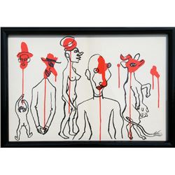 Alexander Calder, Circus 4 (Les Gueules Degoulinantes), Lithograph