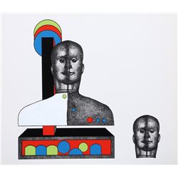 Paul van Hoeydonck, Oscar the Robot, Serigraph
