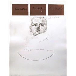 Michelangelo Pistoletto, I Am The Third Series No. 6, Silkscreen