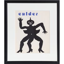 Alexander Calder, Derrier le Miroir (Cover), Lithograph