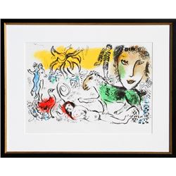 Marc Chagall, Homecoming from XXe Siecle. Chagall Monumental, Lithograph