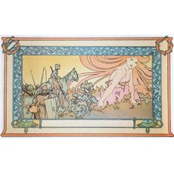 Alphonse Mucha, Soldiers Dream, Lithograph Poster