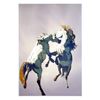 Image 1 : Fran Bull, Fighting Horses, Serigraph