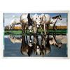 Image 1 : Fran Bull, Horses of the Camargue, Serigraph