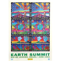 Peter Max, Earth Summit, Poster