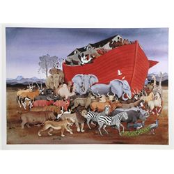 Tony Chen, Noah's Ark, Offset Lithograph