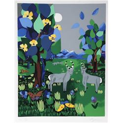 Aymon de Roussy de Sales, Garden of Eden, Serigraph