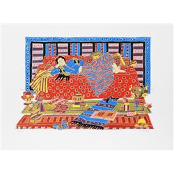 Estelle Ginsburg, Women of Intellect #6, Lithograph