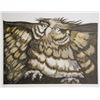 Image 1 : Victor Delfin, Old Owl, Lithograph