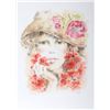 Image 1 : Colette Darfeuil, Portrait of a Girl in Hat, Lithograph