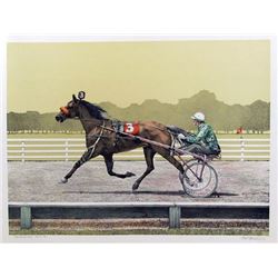 Mel Hunter, Standardbred, Lithograph