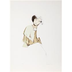 Christine Rosamond, Contemplation, Lithograph