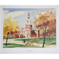 A.N. Wyeth, Independence Hall, Poster