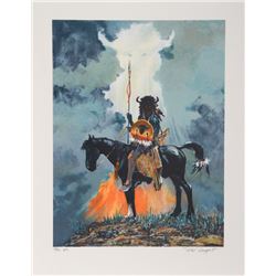 Noel Daggett, The Messenger, Lithograph