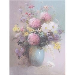Warren Edwards, Floral 2, Oil Painting