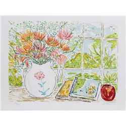 Beverly Hyman, Still Life with Pitcher, Lithograph