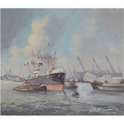 M. Headermann, Seascape 6, Oil Painting