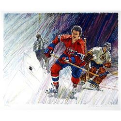 William Biddle, NHL Hockey, Lithograph