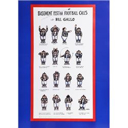Bill Gallo, Basement Bertha Explains Football, Poster