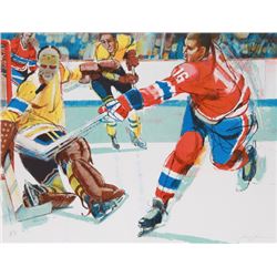 Jim Jonson, Hockey III, Lithograph