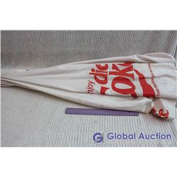 Vintage Cloth Diet Coke Umbrella