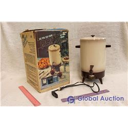 Vintage 32 Cup Party Urn, W/ Box