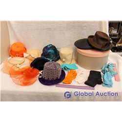 Lot Of Vintage Hats and Gloves