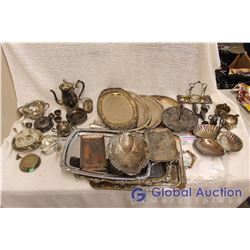 Huge Lot Of Silver Plated and Related