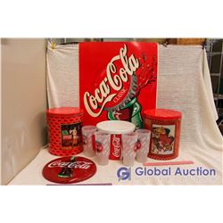 Lot Of Coca Cola Advertising Memorabilia