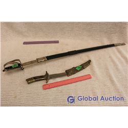 Vintage Sword And Dagger