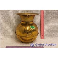 Chicago Rock Island Brass Spittoon