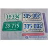 Image 1 : Lot of Saskatchewan Licence Plates, 68,69,76
