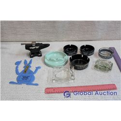 Lot of Advertising Ash Trays