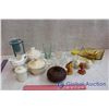 Image 1 : Lot of Misc Dishware, Coca-Cola Cups, Salt and Pepper Shakers, Cream and Sugar