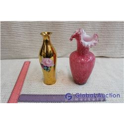 (2) Lot of Vases (One Signed)