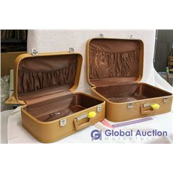 Pair of Vintage Hardcase Suitcases