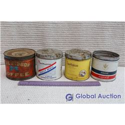 (4) Misc Vintage Tobacco Tins