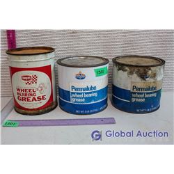 2 Permalube Tins With Contents, Farm Oyl Tin With Contents