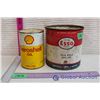 Image 1 : Esso and Shell Tins With Contents