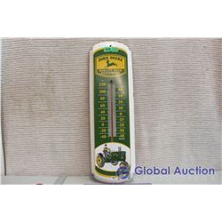 John Deere Tin Thermometer
